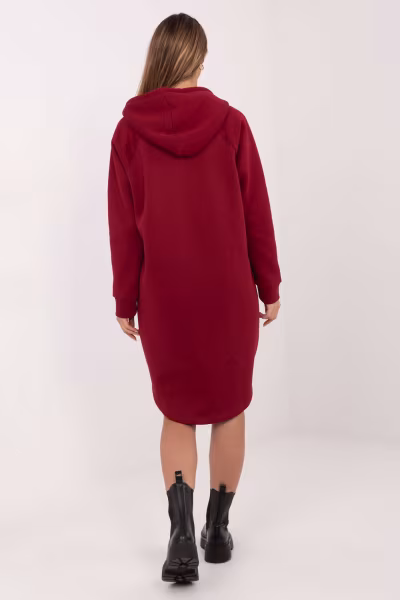Bluza Damska Model RV-BL-A1027.79 Bordo - Relevance — zdjęcie 3
