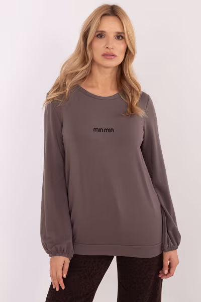 Bluzka Model RV-BZ-A-162.96 Brown - Relevance — zdjęcie 1