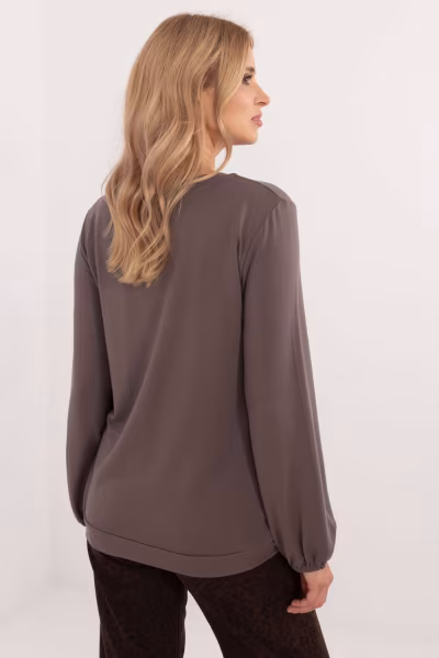 Bluzka Model RV-BZ-A-162.96 Brown - Relevance — zdjęcie 3