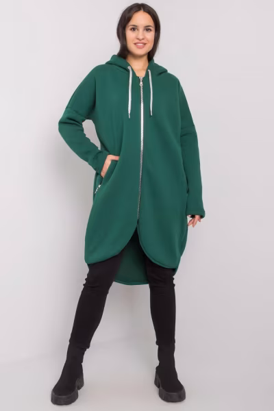 Bluza Damska Model RV-BL-5775.17X Dark Green - Relevance — zdjęcie 1