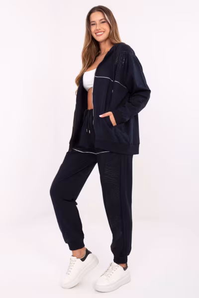 Spodnie Komplet Model RV-KMPL-A881.15 Navy - Relevance — zdjęcie 2