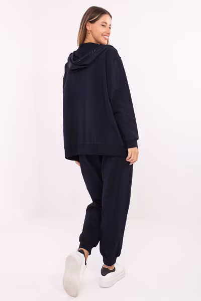 Spodnie Komplet Model RV-KMPL-A881.15 Navy - Relevance — zdjęcie 3
