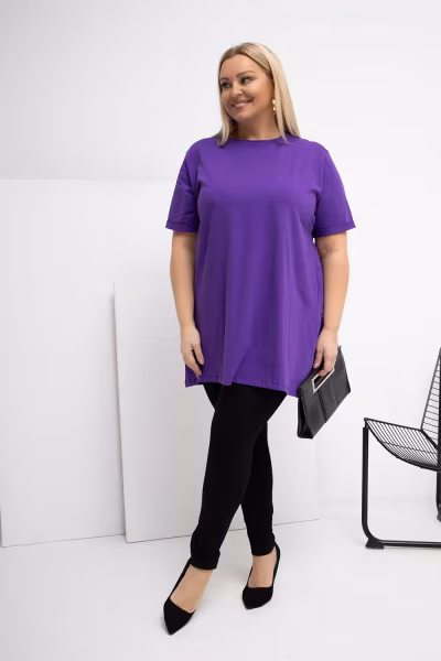 Bluzka Model RV-BZ-7923-1.34P Dark Violet - Relevance — zdjęcie 2