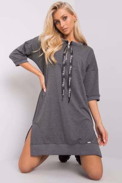 Sukienka Model RV-SK-6273.47P Dark Grey - Relevance — zdjęcie 2