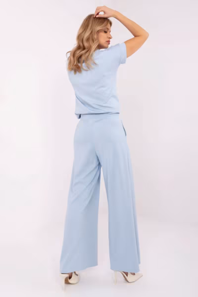 Spodnie Dresowe Model RV-DR-A613.69 Light Blue - Relevance — zdjęcie 3