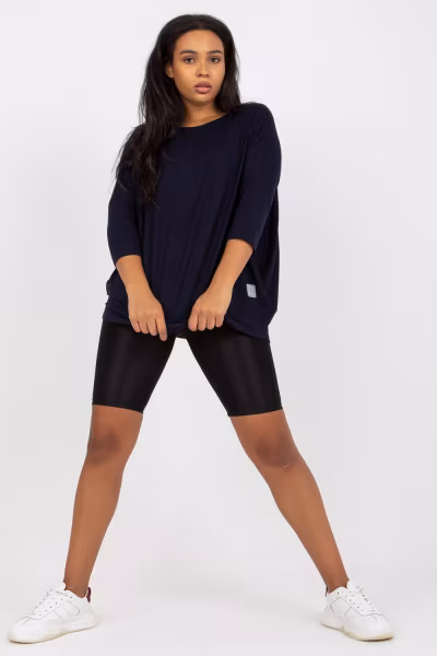 Bluzka Model RV-BZ-3770.92 Navy - Relevance — zdjęcie 2