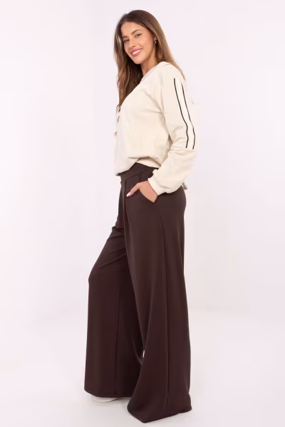 Spodnie Dresowe Model RV-DR-A613.69 Dark Brown - Relevance — zdjęcie 2