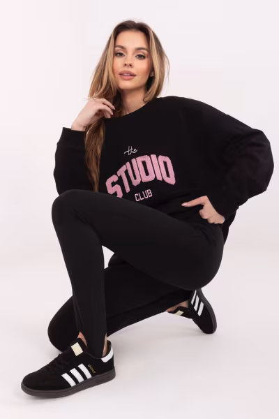 Bluza Damski Model RV-BL-A1182.46 Black - Relevance — zdjęcie 2