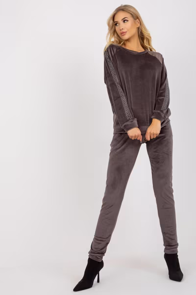 Spodnie Komplet Model RV-KMPL-8436.40 Dark Grey - Relevance — zdjęcie 3