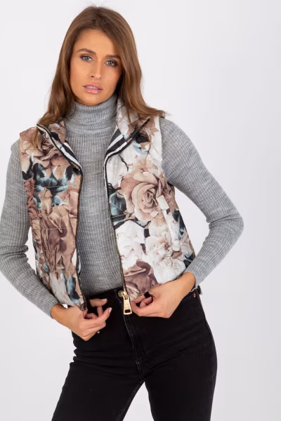 Kamizelka Model RV-KZ-11445.98P Beige - Relevance — zdjęcie 1
