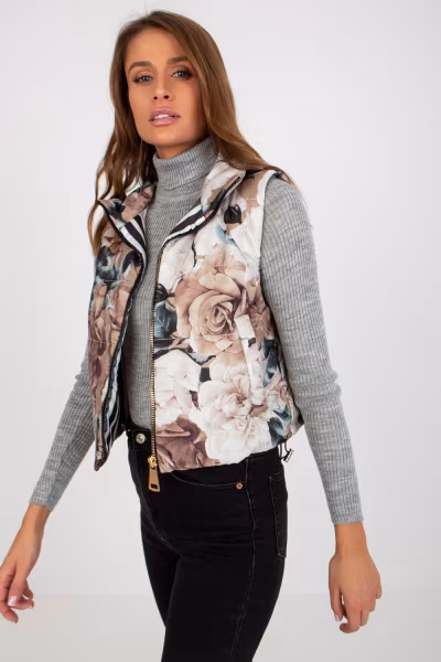 Kamizelka Model RV-KZ-11445.98P Beige - Relevance — zdjęcie 3