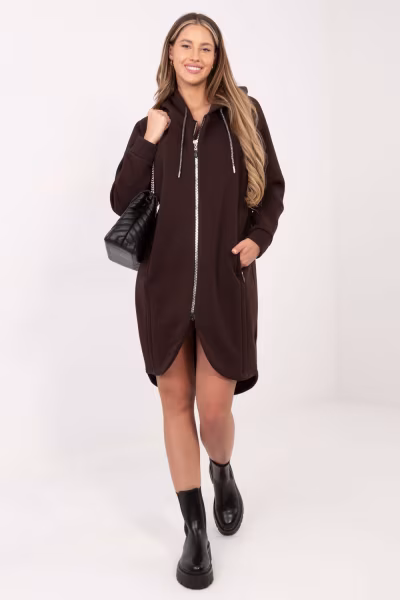 Bluza Damska Model RV-BL-A1027.79 Dark Brown - Relevance — zdjęcie 1