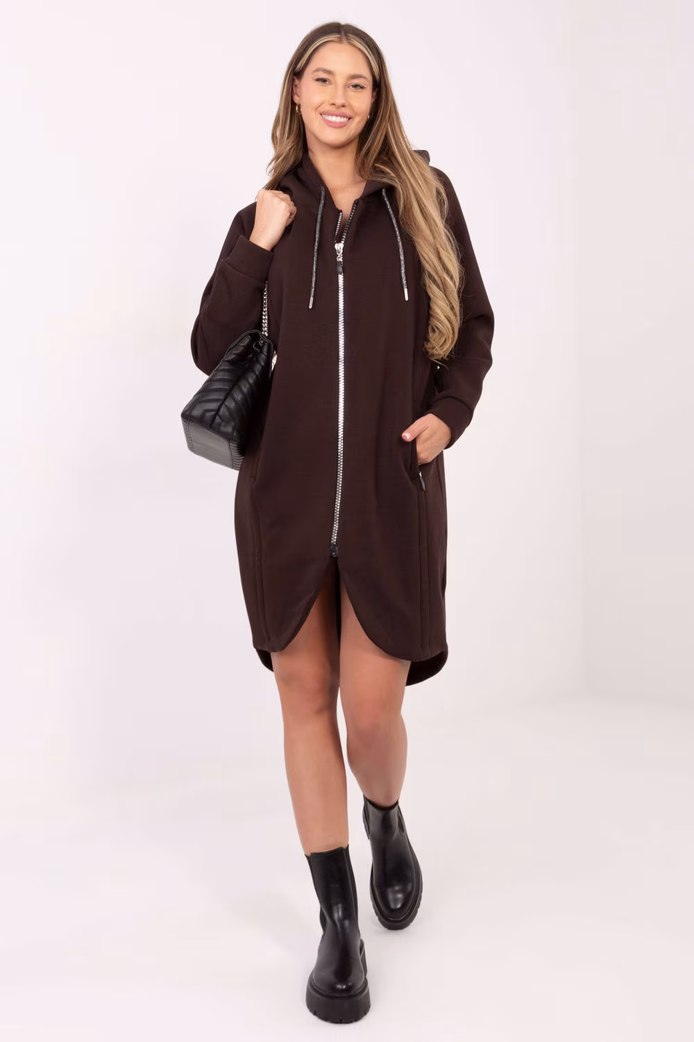 Bluza Damska Model RV-BL-A1027.79 Dark Brown - Relevance