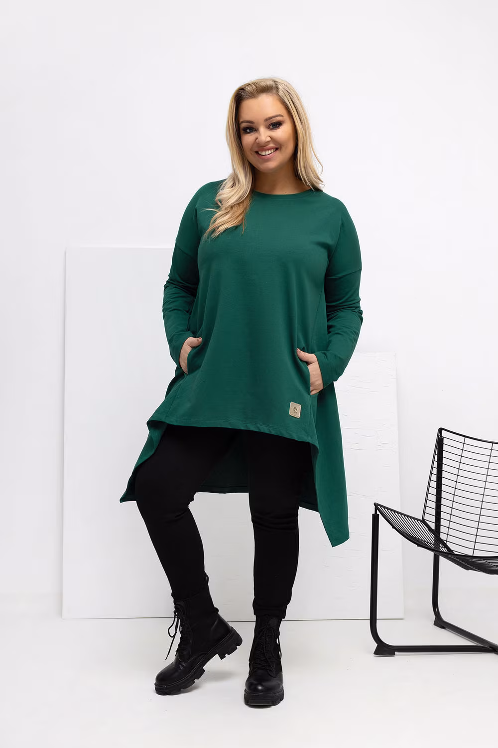 Tunika Model RV-TU-5042.09X Dark Green - Relevance