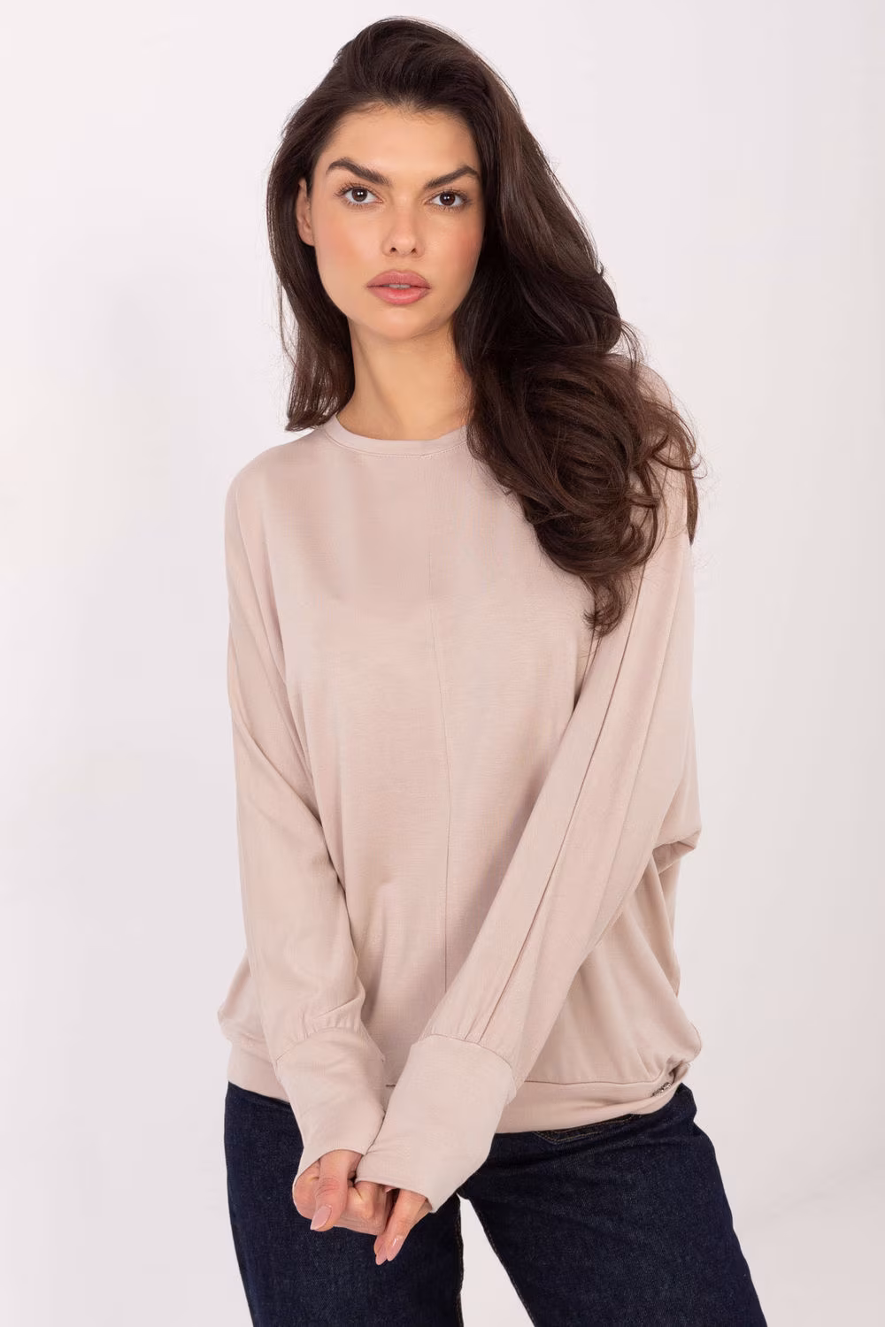 Bluzka Model RV-BZ-A-164.82 Beige - Relevance