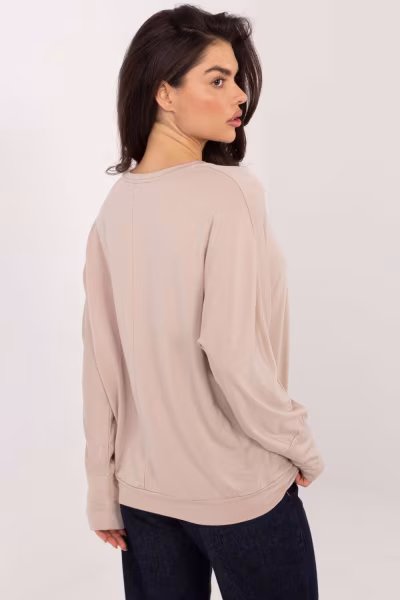 Bluzka Model RV-BZ-A-164.82 Beige - Relevance — zdjęcie 3
