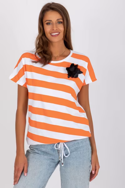 Bluzka Model RV-BZ-8741.93 Orange - Relevance — zdjęcie 1