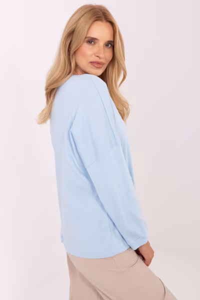 Bluzka Model RV-BZ-A823.49 Light Blue - Relevance — zdjęcie 2