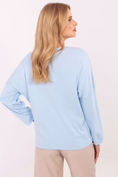 Bluzka Model RV-BZ-A823.49 Light Blue - Relevance — zdjęcie 3