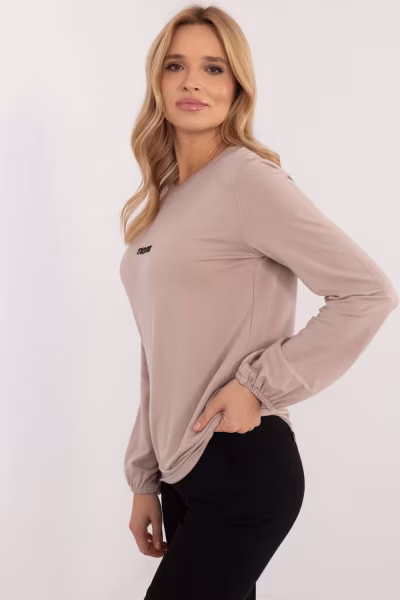 Bluzka Model RV-BZ-A-162.96 Beige - Relevance — zdjęcie 2