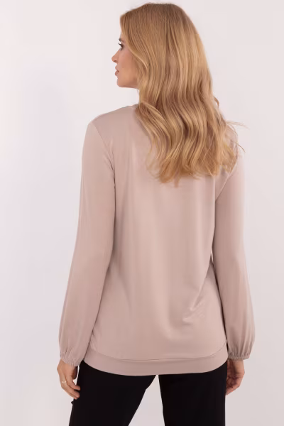 Bluzka Model RV-BZ-A-162.96 Beige - Relevance — zdjęcie 3