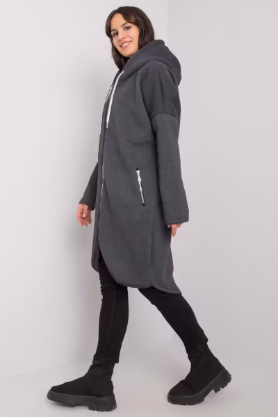 Bluza Damska Model RV-BL-5775.17X Grafit - Relevance — zdjęcie 2