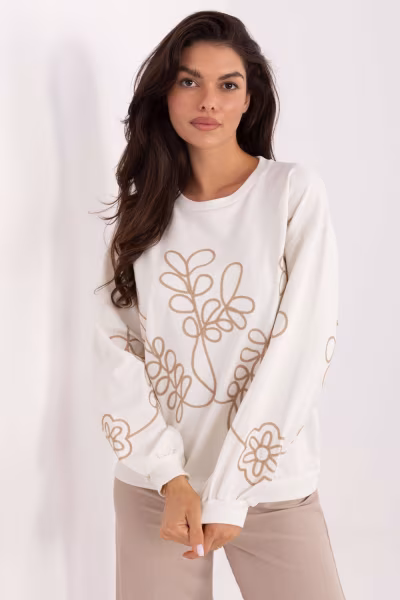 Bluza Damska Model RV-BZ-A175.02 Eecru - Relevance — zdjęcie 1