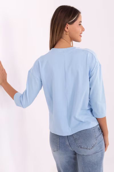 Bluzka Model RV-BZ-A826.89 Light Blue - Relevance — zdjęcie 3
