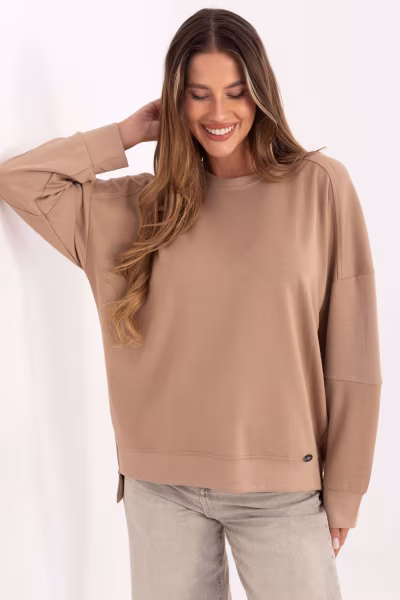 Bluza Damska Model RV-BZ-A906.59 Dark Beige - Relevance — zdjęcie 1