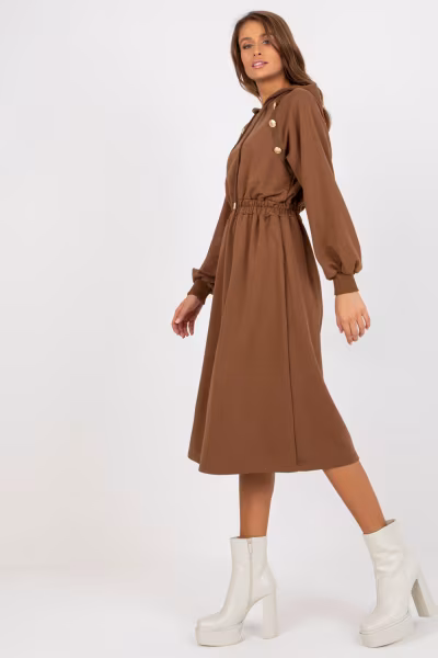 Sukienka Model RV-SK-8336.12P Brown - Relevance — zdjęcie 2
