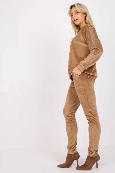 Spodnie Komplet Model RV-KMPL-8436.40 Camel - Relevance — zdjęcie 3