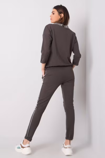 Spodnie Komplet Model RV-KMPL-6421.06 Dark Khaki - Relevance — zdjęcie 3