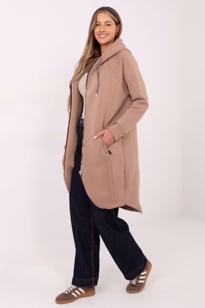 Bluza Damska Model RV-BL-A1027.79 Dark Beige - Relevance — zdjęcie 2
