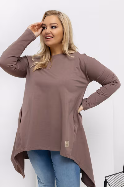 Tunika Model RV-TU-5042.09X Light Brown - Relevance — zdjęcie 1