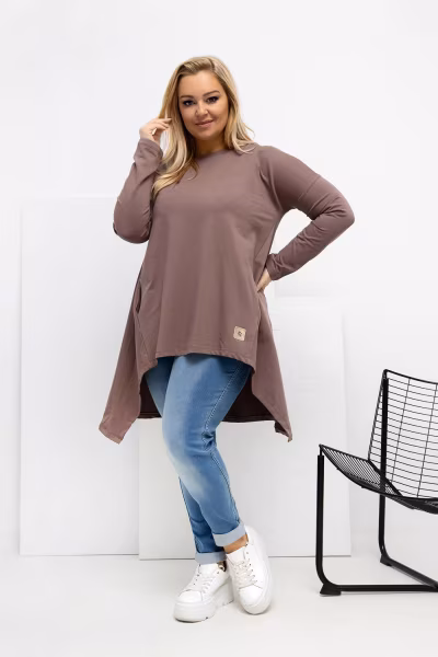 Tunika Model RV-TU-5042.09X Light Brown - Relevance — zdjęcie 2