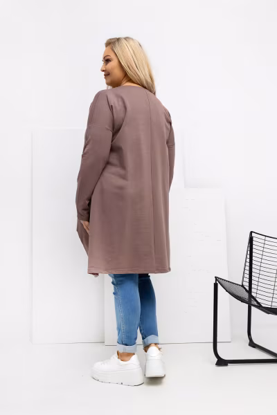 Tunika Model RV-TU-5042.09X Light Brown - Relevance — zdjęcie 3