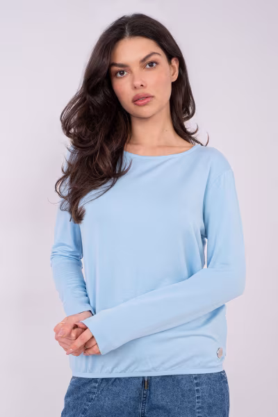 Bluzka Model RV-BZ-A-160.19P Light Blue - Relevance — zdjęcie 1