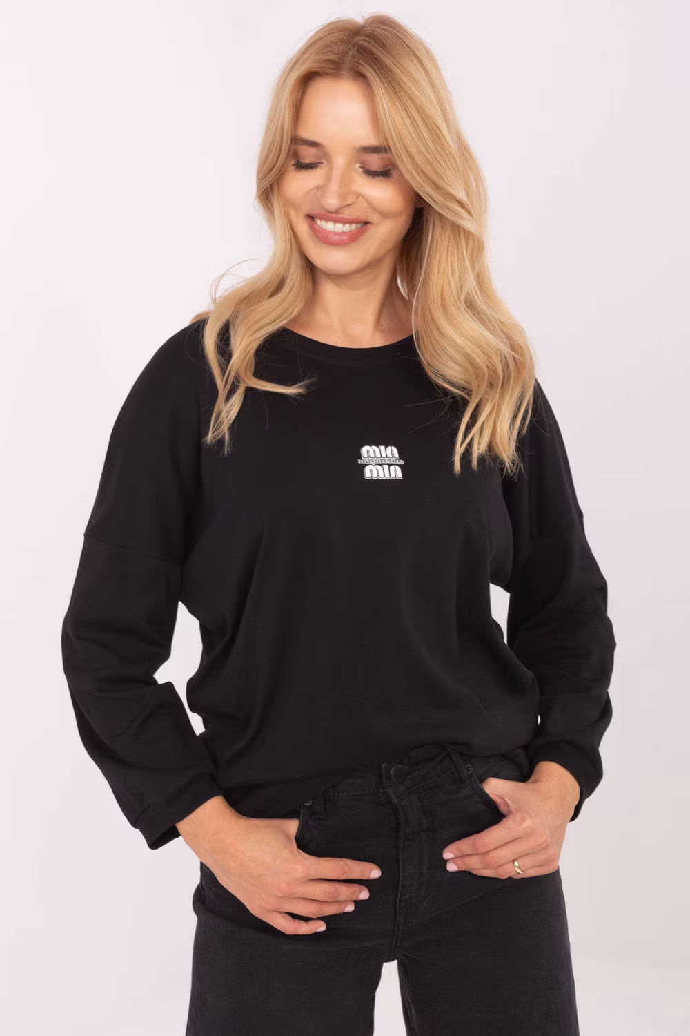 Bluzka Model RV-BZ-A823.49 Black - Relevance