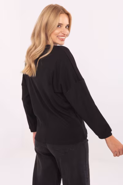 Bluzka Model RV-BZ-A823.49 Black - Relevance — zdjęcie 3