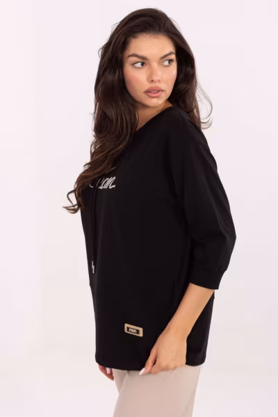 Bluzka Model RV-BZ-A785.58 Black - Relevance — zdjęcie 2