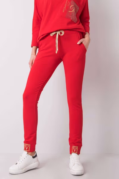 Spodnie Dresowe Model RV-DR-5980.12 Red - Relevance — zdjęcie 1