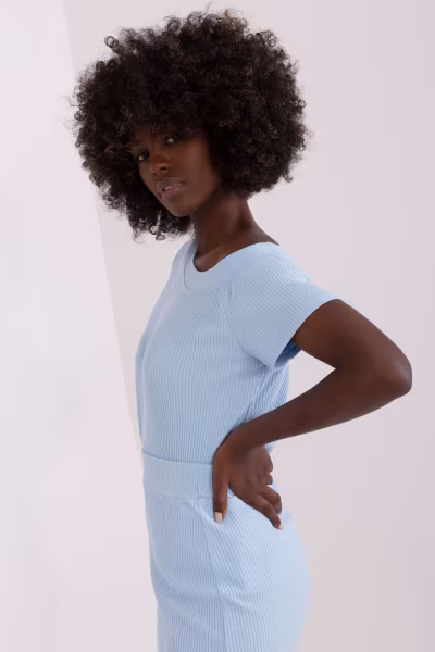 Bluzka Model RV-BZ-8932.42 Light Blue - Relevance — zdjęcie 2