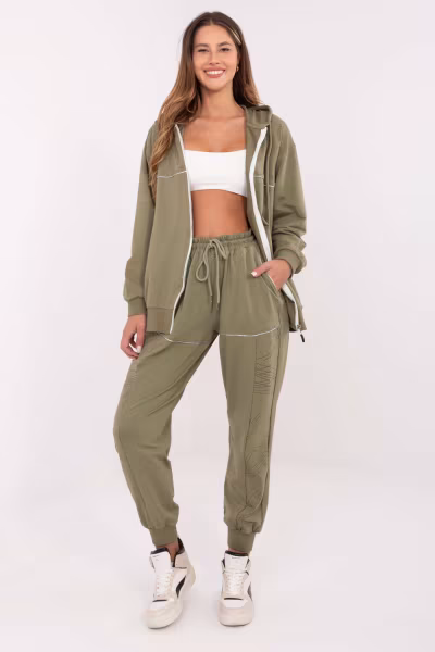 Spodnie Komplet Model RV-KMPL-A881.15 Khaki - Relevance — zdjęcie 1