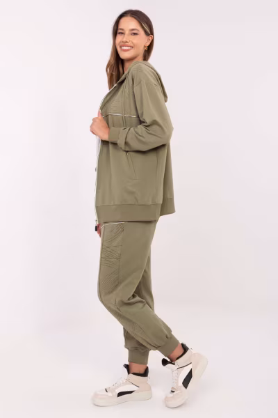 Spodnie Komplet Model RV-KMPL-A881.15 Khaki - Relevance — zdjęcie 2