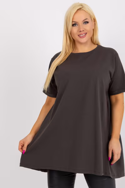Bluzka Model RV-BZ-7923-1.34P Dark Khaki - Relevance — zdjęcie 1