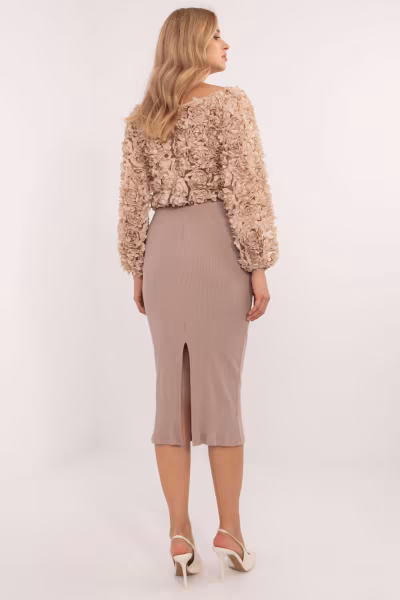 Spódnica Model RV-SD-A-211.91 Dark Beige - Relevance — zdjęcie 3
