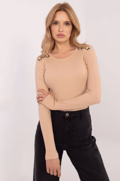 Bluzka Model RV-BZ-A-210.43 Camel - Relevance — zdjęcie 1