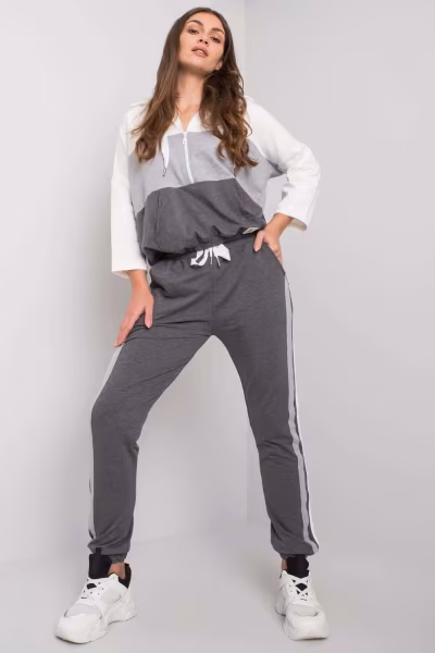 Spodnie Komplet Model RV-KMPL-6943.57 White/Grey - Relevance — zdjęcie 1
