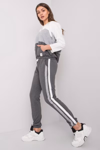 Spodnie Komplet Model RV-KMPL-6943.57 White/Grey - Relevance — zdjęcie 2