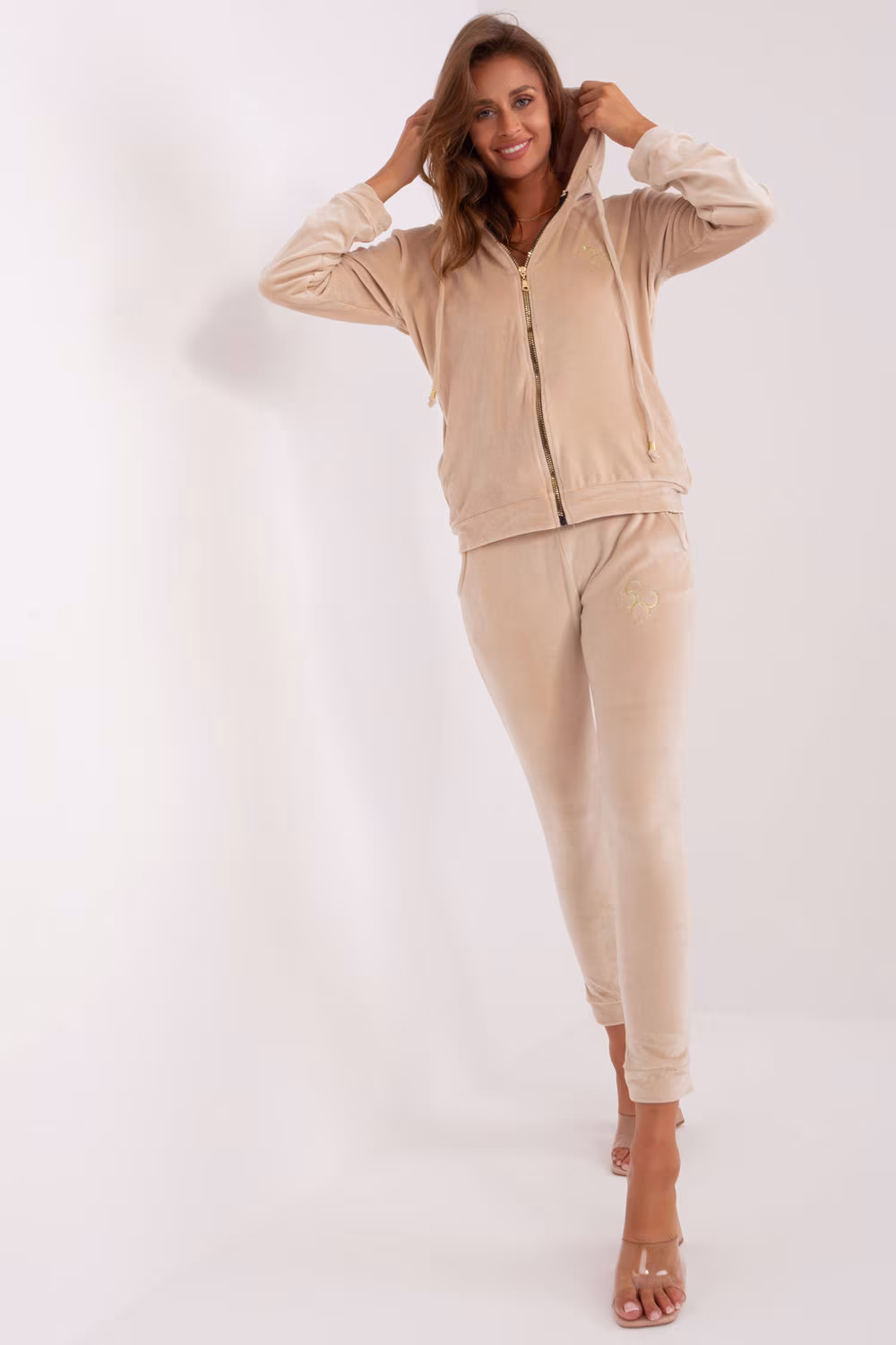 Spodnie Komplet Model RV-KMPL-6084.92P Light Beige - Relevance